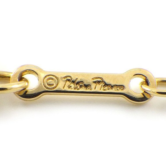 Tiffany Olive Leaf Blue Topaz Bracelet Yellow Gold - Picture 4 of 8